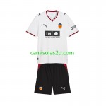 Camisolas de futebol Valencia CF Criança Equipamento Principal 2026/27 Manga Curta